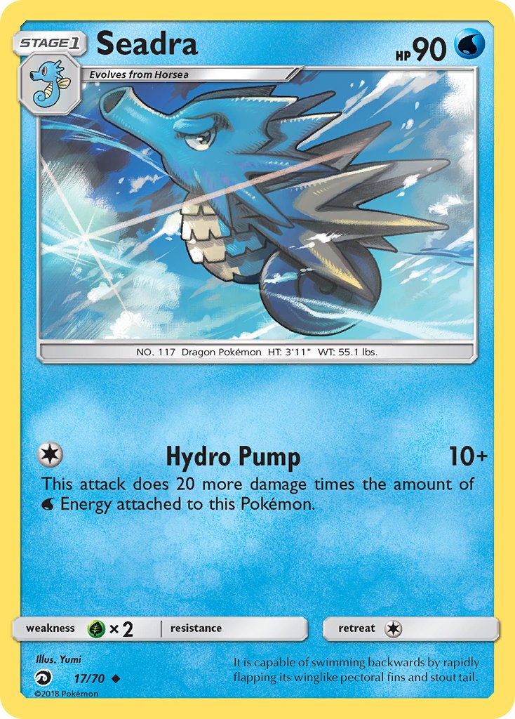 Seadra - 17/70 - Dragon Majesty - Card Cavern
