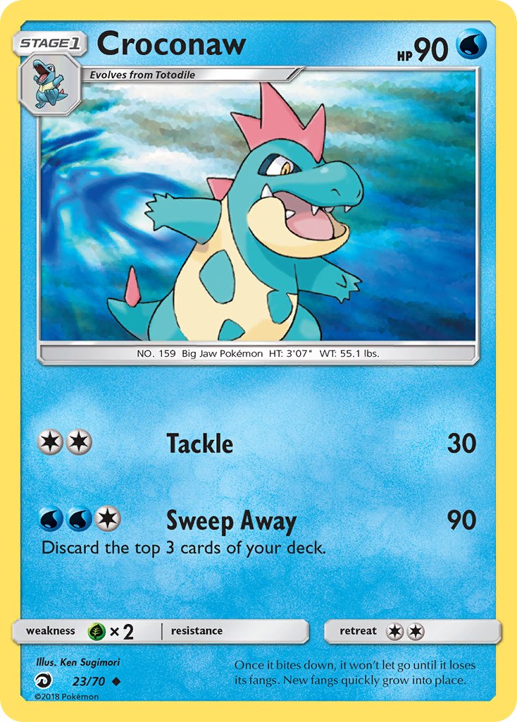 Croconaw - 23/70 - Dragon Majesty - Card Cavern