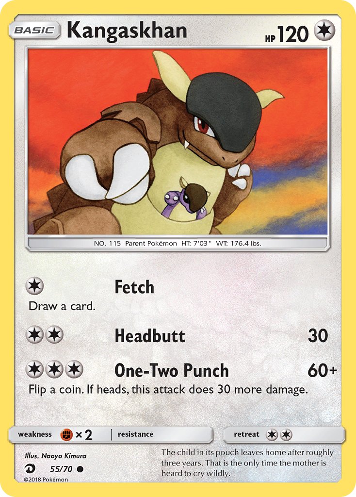 Kangaskhan - 55/70 - Dragon Majesty - Card Cavern