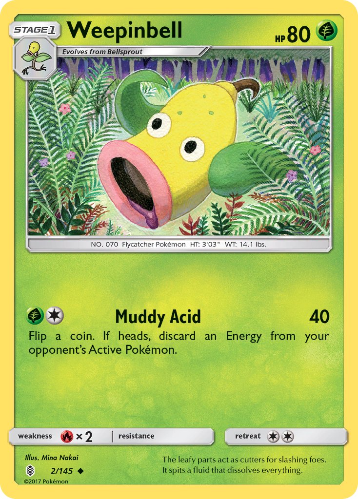 Weepinbell - 2/145 - Guardians Rising - Card Cavern