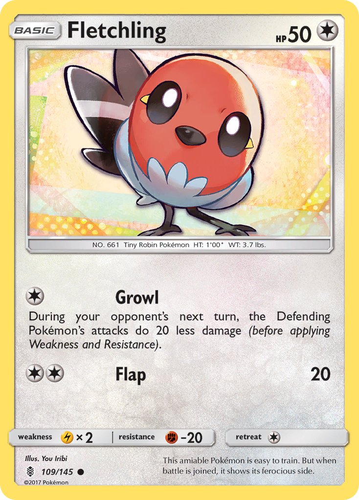 Fletchling - 109/145 - Guardians Rising - Card Cavern