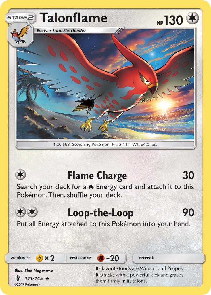 Talonflame - 111/145 - Guardians Rising - Card Cavern