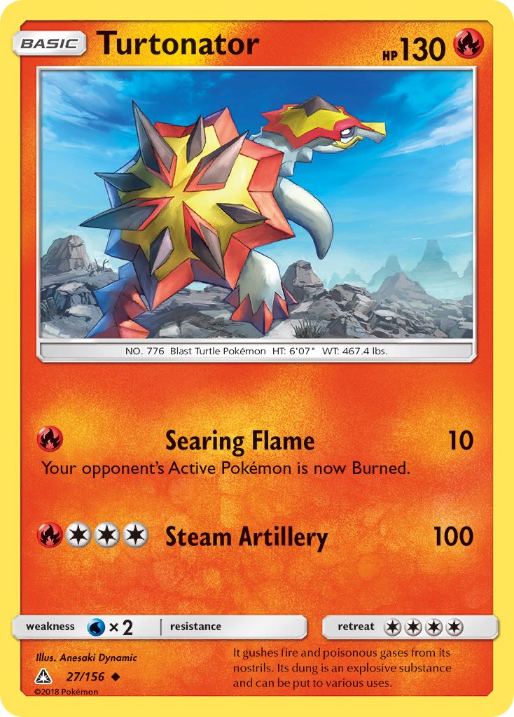 Turtonator - 27/156 - Ultra Prism - Card Cavern