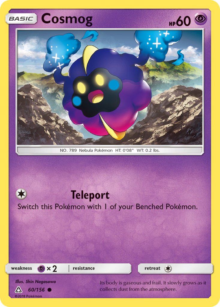Cosmog - 60/156 - Ultra Prism - Card Cavern