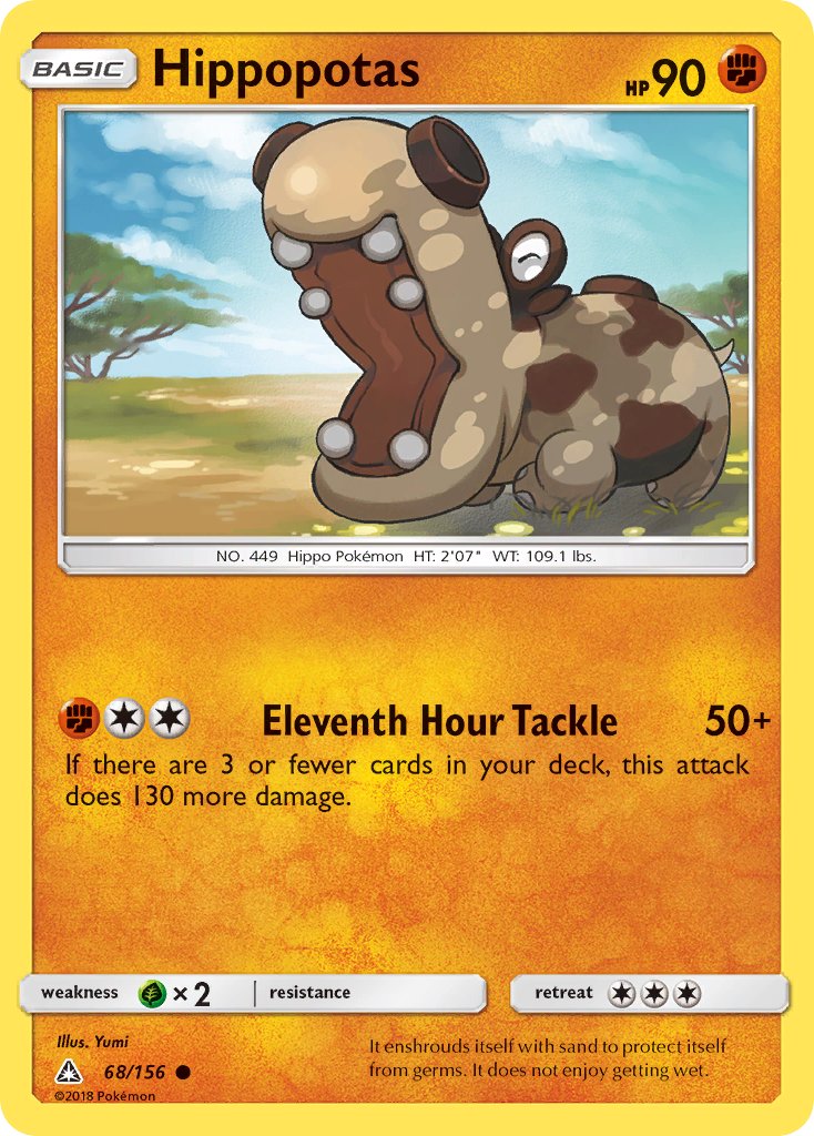 Hippopotas - 68/156 - Ultra Prism - Card Cavern