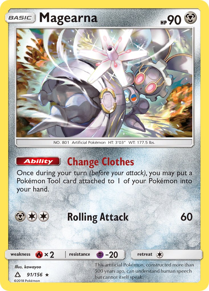 Magearna - 91/156 - Ultra Prism - Card Cavern