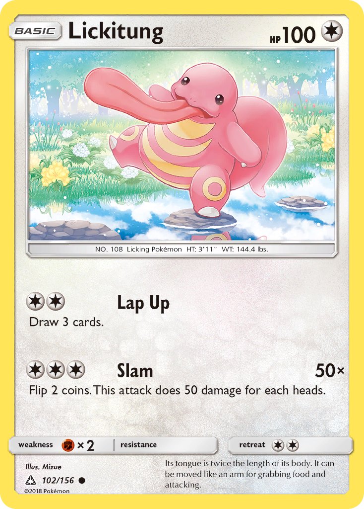 Lickitung - 102/156 - Ultra Prism - Card Cavern