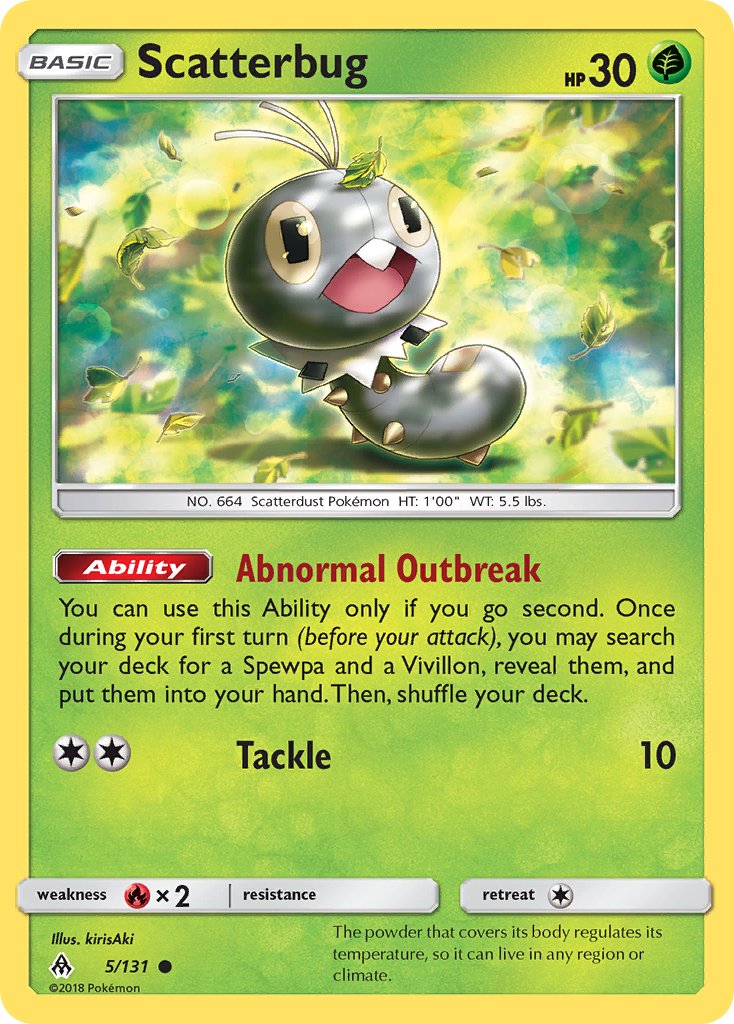 Scatterbug - 5/131 - Forbidden Light - Card Cavern