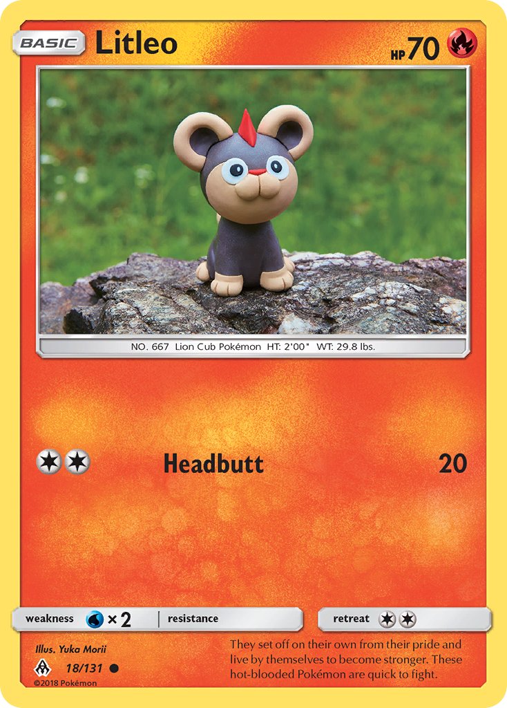 Litleo - 18/131 - Forbidden Light - Card Cavern
