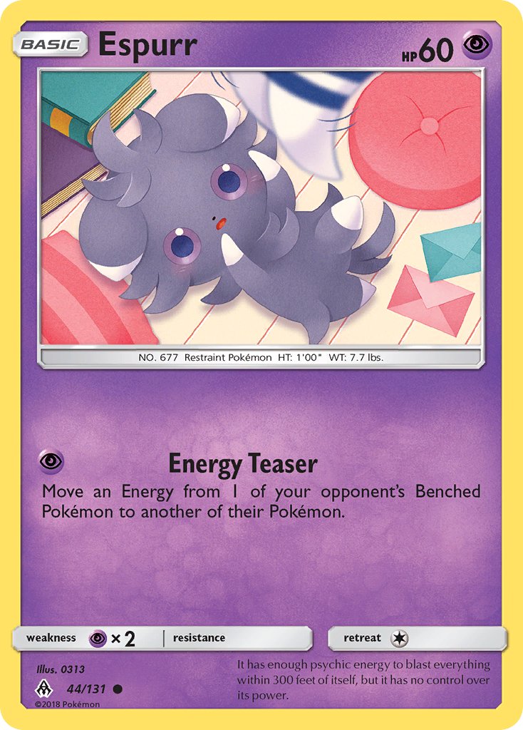 Espurr - 44/131 - Forbidden Light - Card Cavern