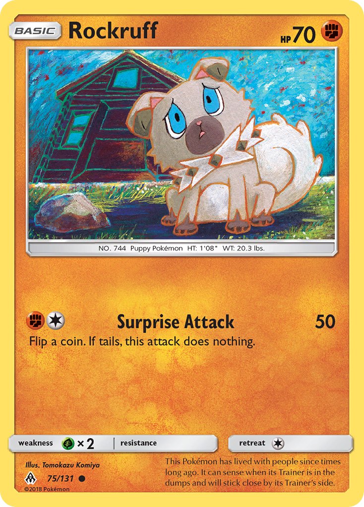 Rockruff - 75/131 - Forbidden Light - Card Cavern