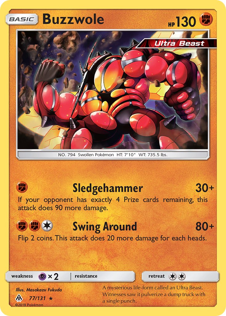 Buzzwole - 77/131 - Forbidden Light - Card Cavern