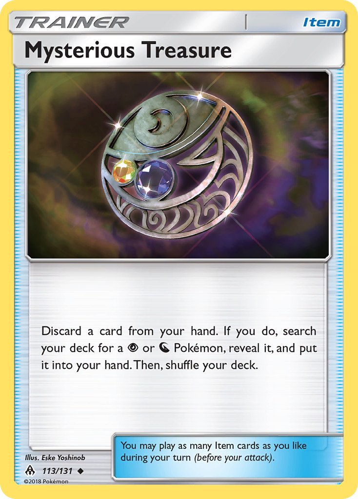 Mysterious Treasure - 113/131 - Forbidden Light - Card Cavern