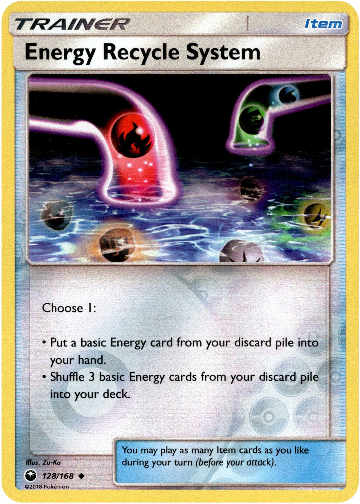 Energy Recycle System - 128/168 - Celestial Storm - Reverse Holo - Card Cavern