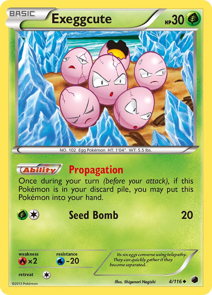 Exeggcute - 4/116 - Plasma Freeze - Card Cavern