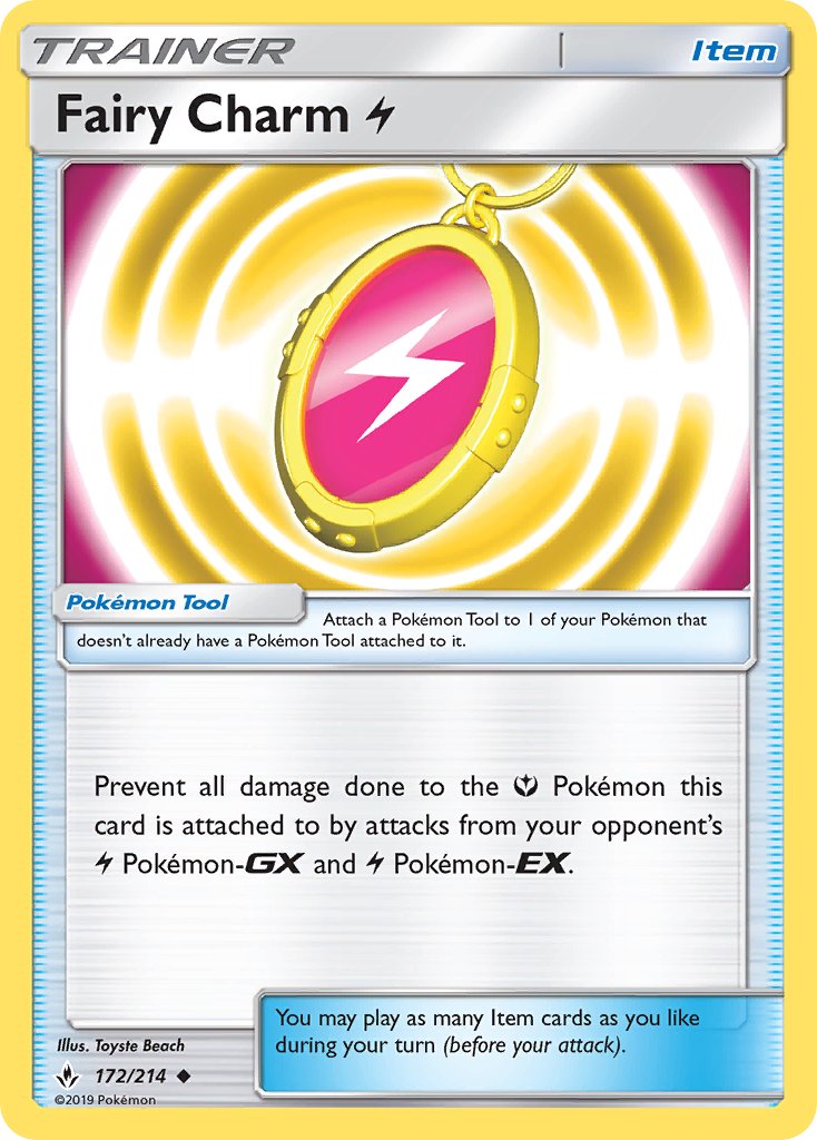 Fairy Charm L - 172/214 - Unbroken Bonds - Card Cavern