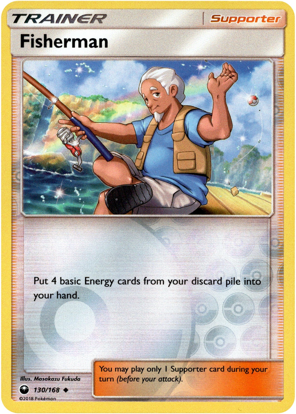 Fisherman - 130/168 - Celestial Storm - Reverse Holo - Card Cavern