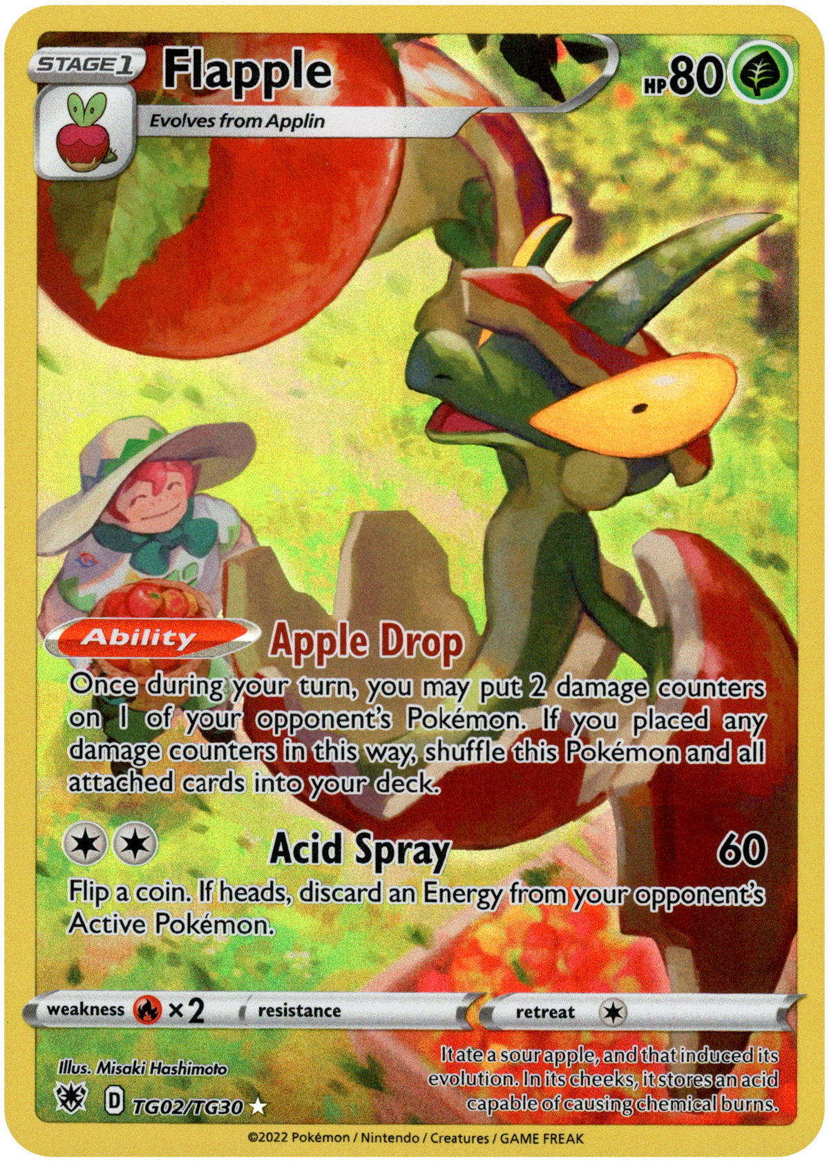 Flapple - TG02/TG30 - Astral Radiance - Holo - Card Cavern