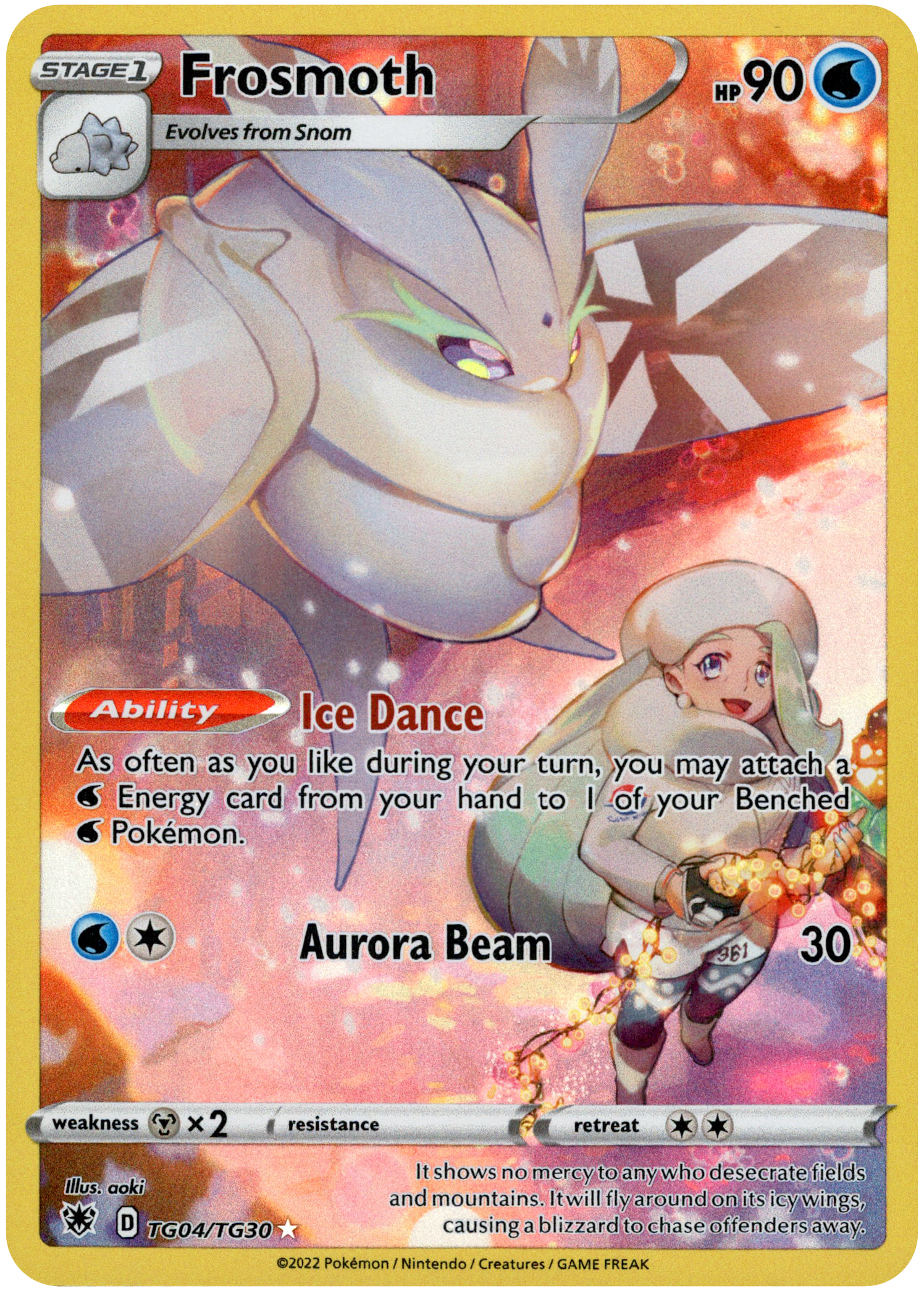 Frosmoth - TG04/TG30 - Astral Radiance - Holo - Card Cavern