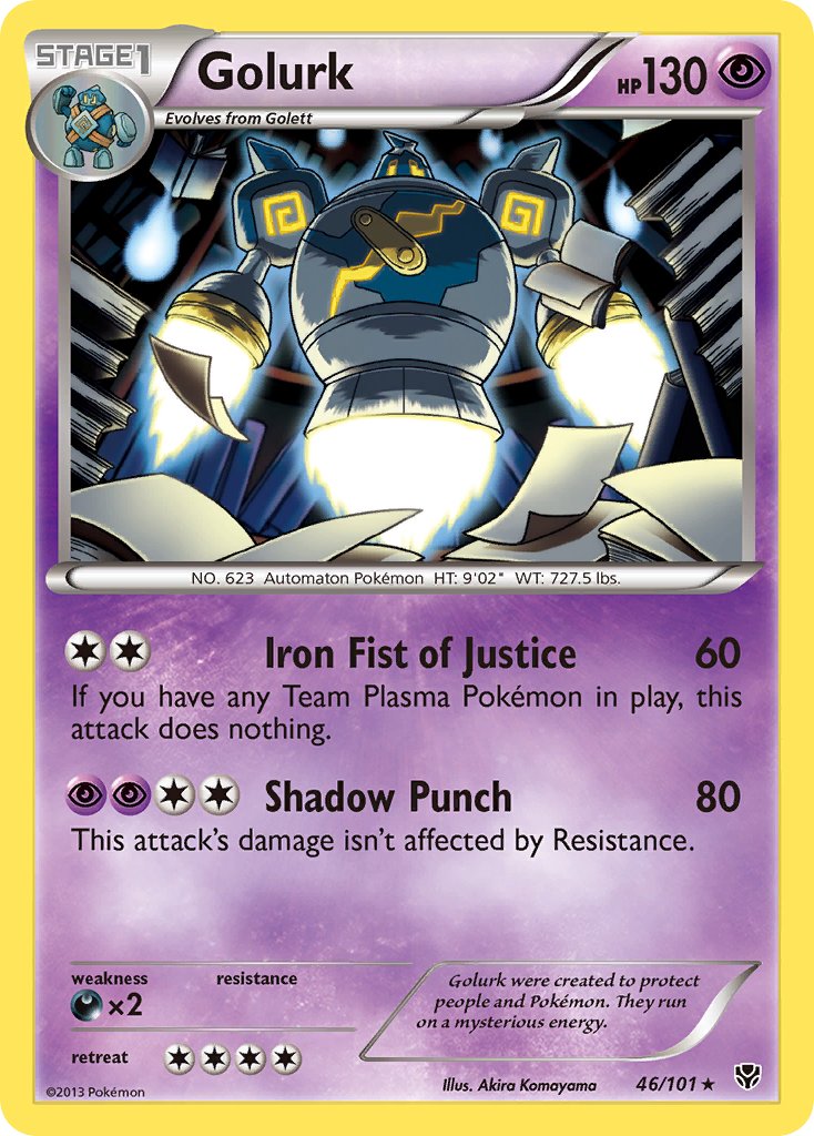 Golurk - 46/101 - Plasma Blast - Holo - Card Cavern