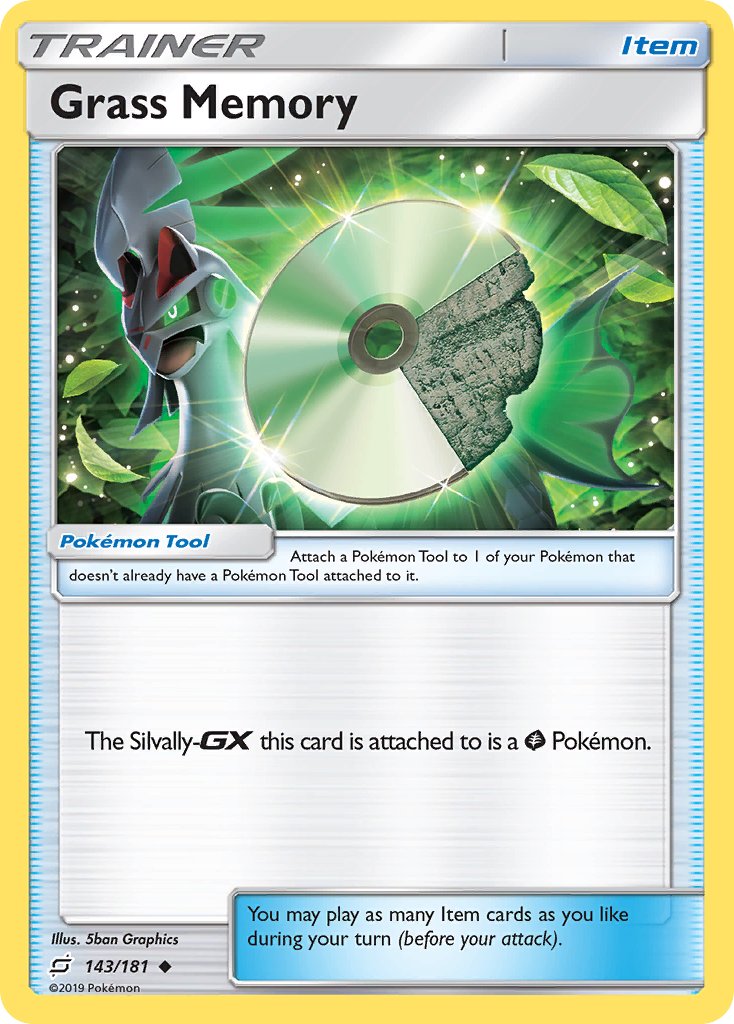 Grass Memory - 143/181 - Team Up - Card Cavern