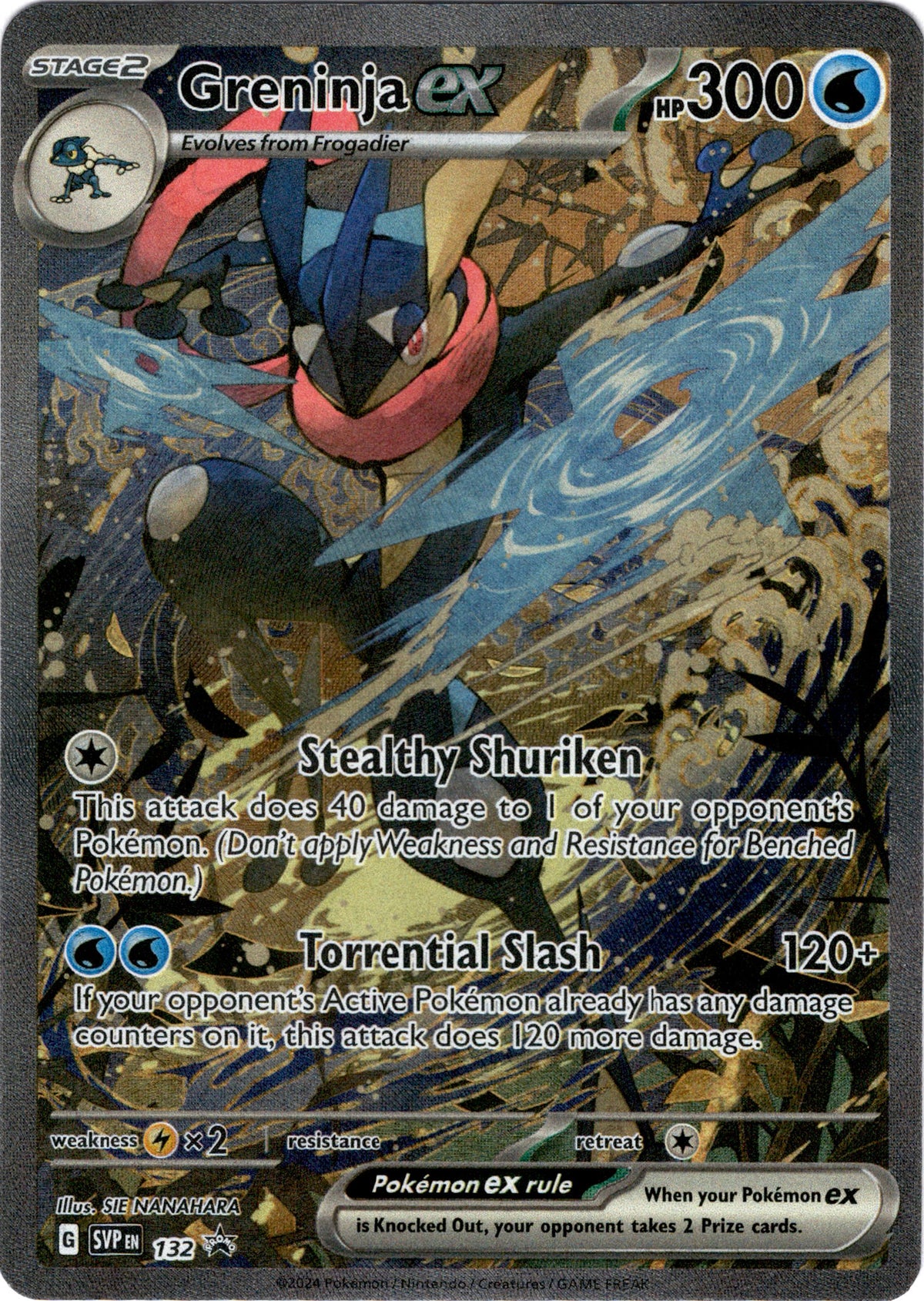 Greninja ex - SVP132 - Promo - Holo - Card Cavern