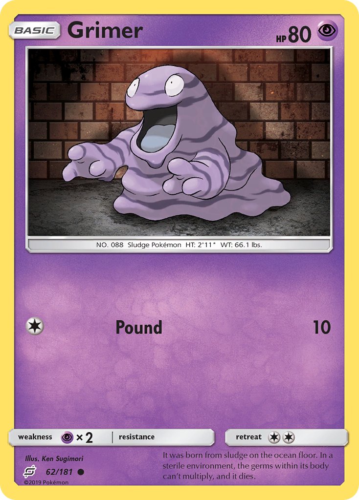 Grimer - 62/181 - Team Up - Card Cavern