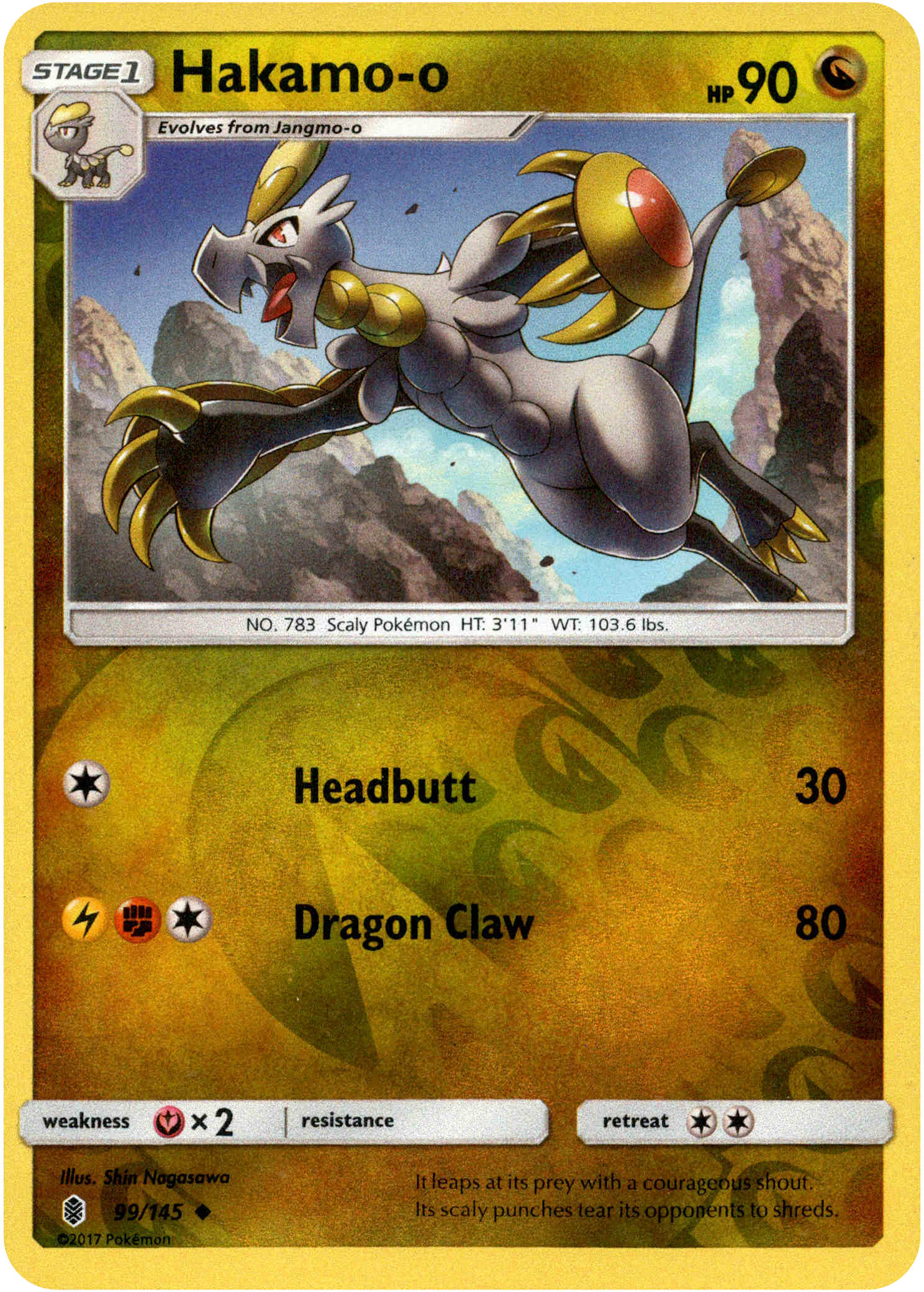 Hakamo-o - 99/145 - Guardians Rising - Reverse Holo - Card Cavern
