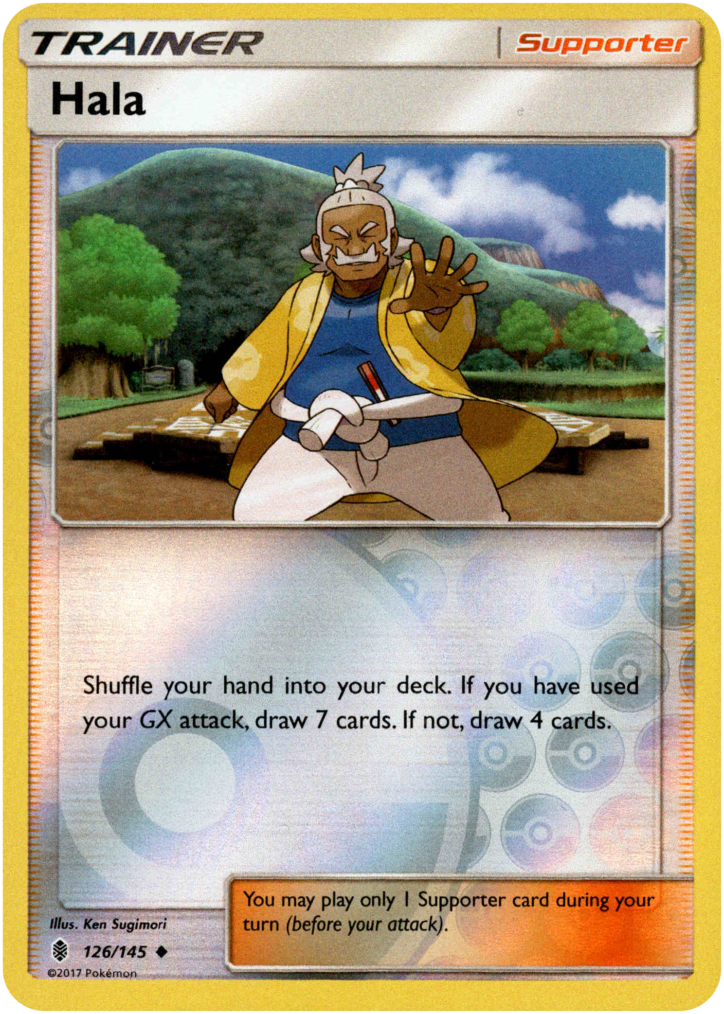 Hala - 126/145 - Guardians Rising - Reverse Holo - Card Cavern