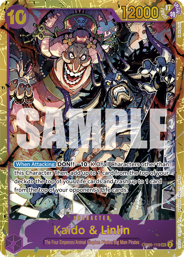 Kaido & Linlin - OP08-119 SEC - Two Legends