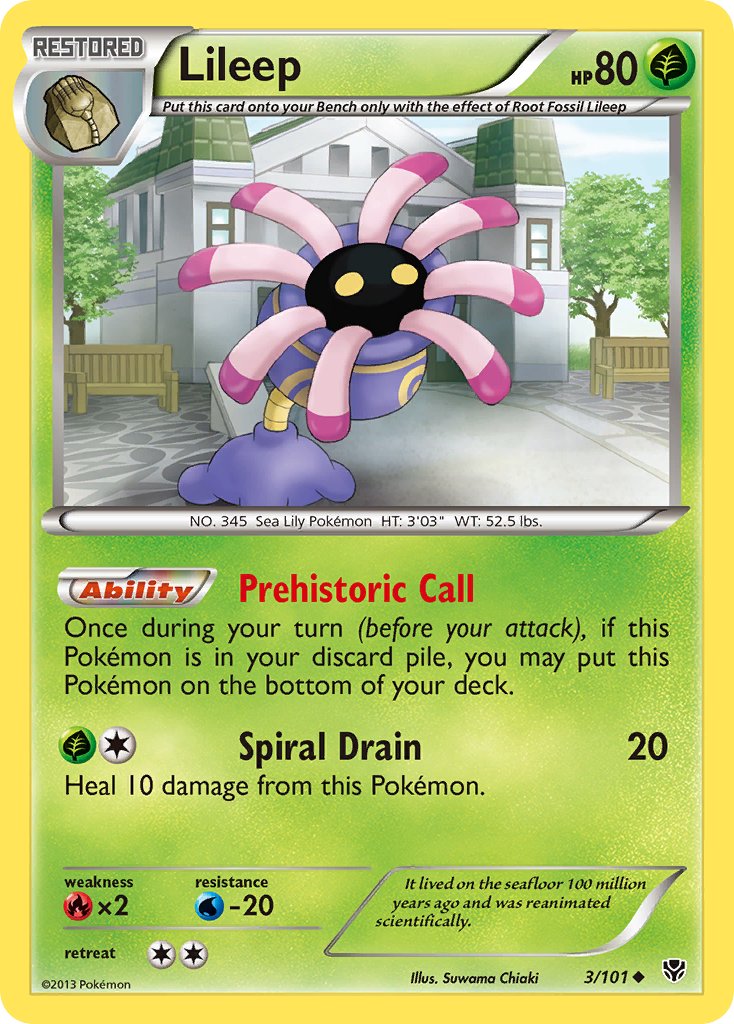 Lileep - 3/101 - Plasma Blast - Card Cavern