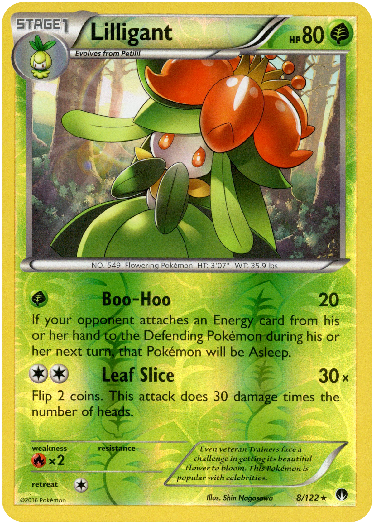 Lilligant - 8/122 - BREAKpoint - Reverse Holo - Card Cavern