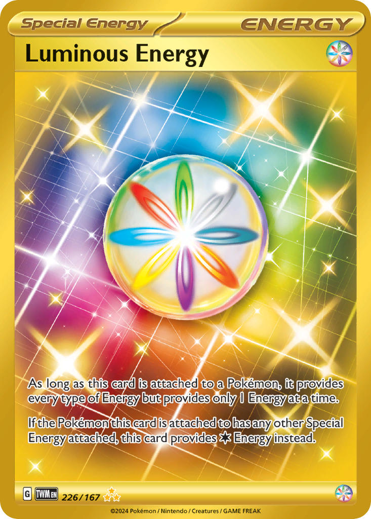 holographic energy pokemon card value Luminous Energy - 226/167 - Twilight Masquerade
