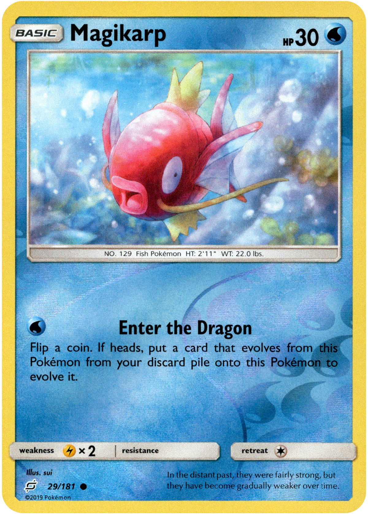 Magikarp - 29/181 - Team Up - Reverse Holo - Card Cavern