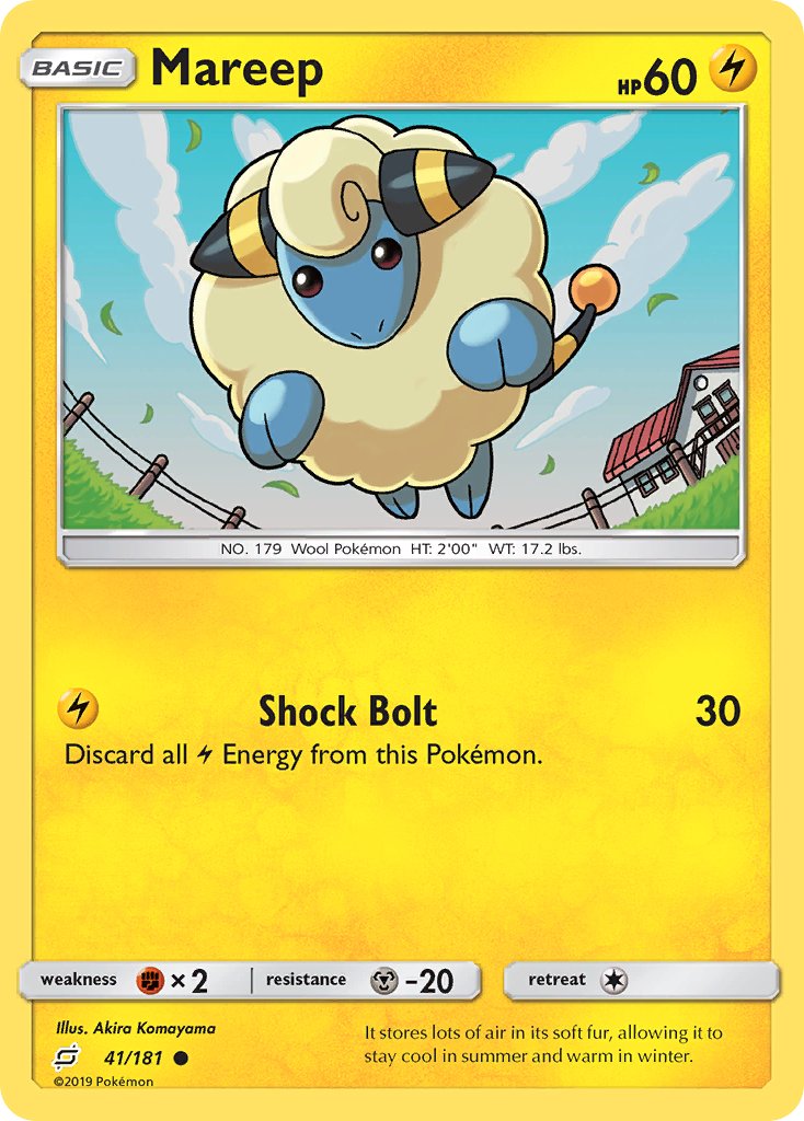 Mareep - 41/181 - Team Up - Card Cavern