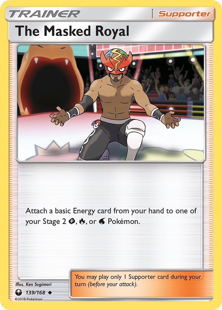 The Masked Royal - 139/168 - Celestial Storm - Card Cavern