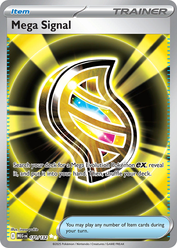 Mega Signal - 171/132 - Mega Evolution - Holo - Card Cavern
