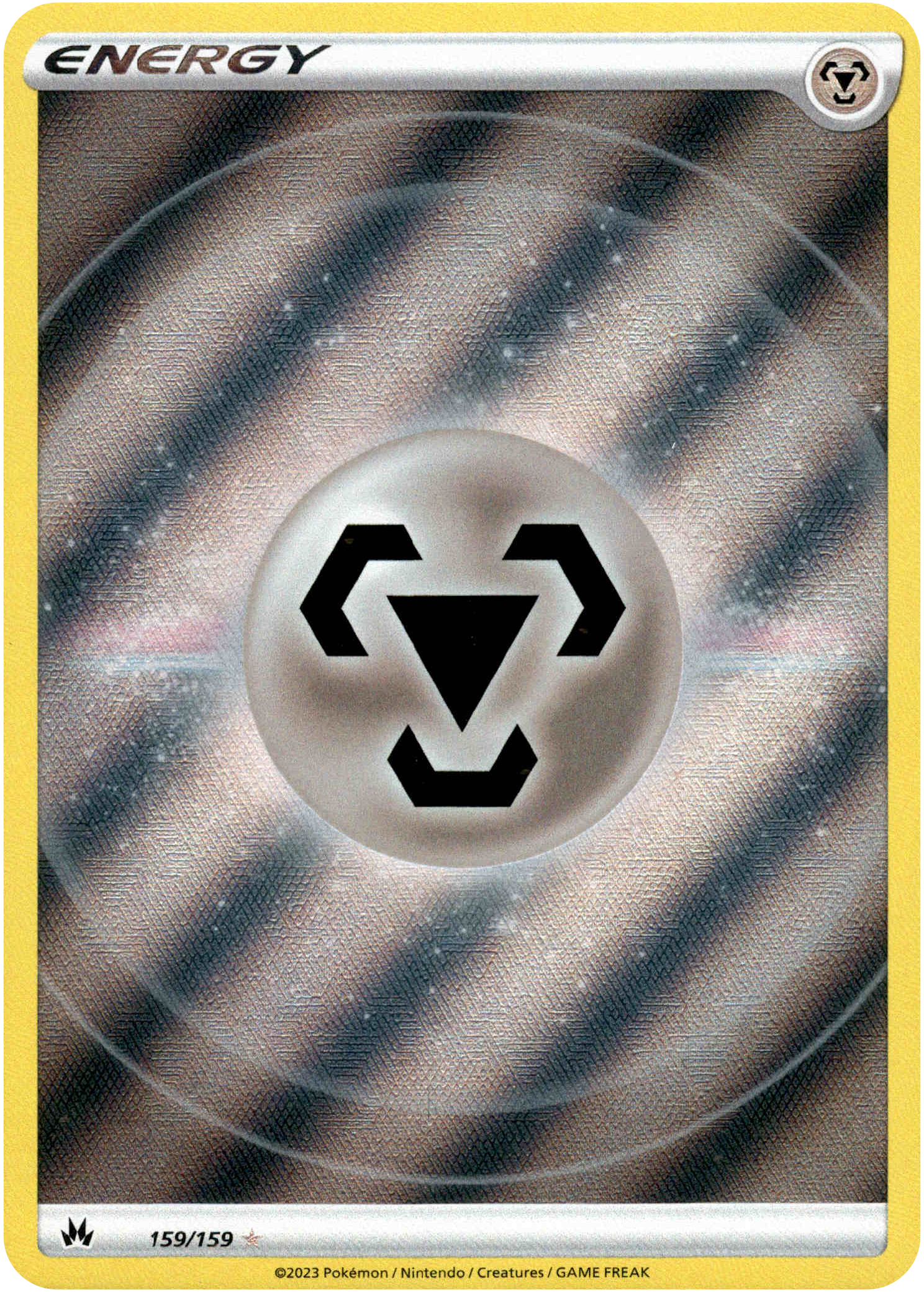 Metal Energy Full Art - 159/159 - Crown Zenith - Holo - Card Cavern