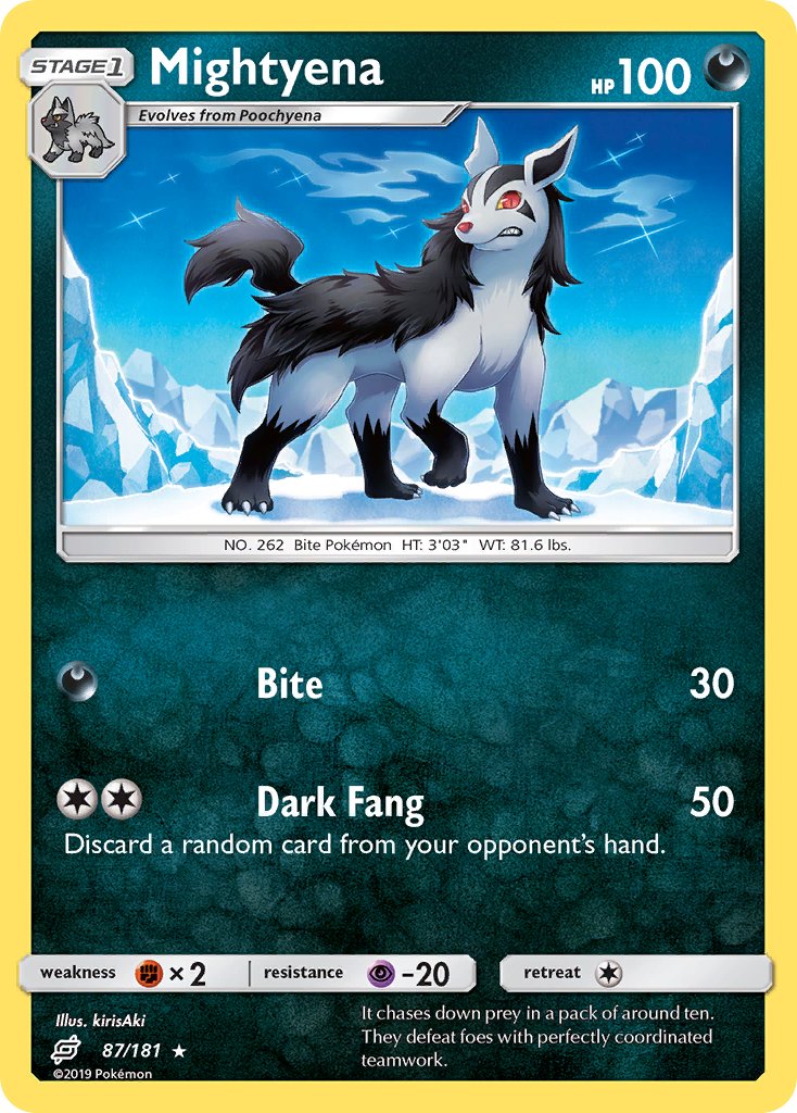 Mightyena - 87/181 - Team Up - Card Cavern