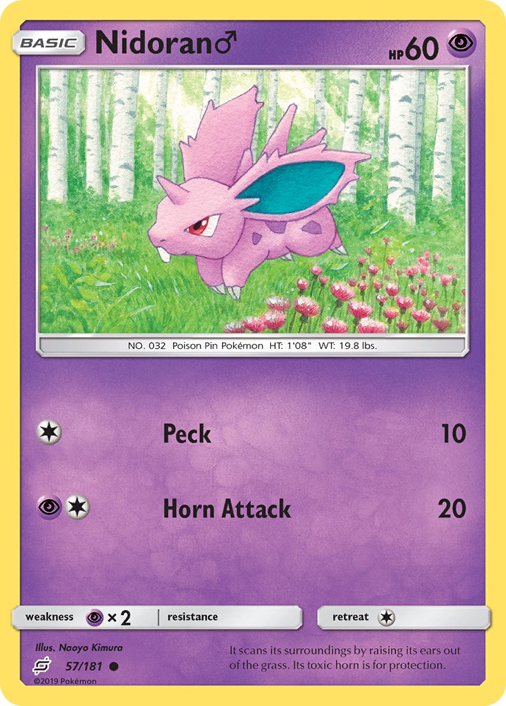 Nidoran - 57/181 - Team Up - Card Cavern