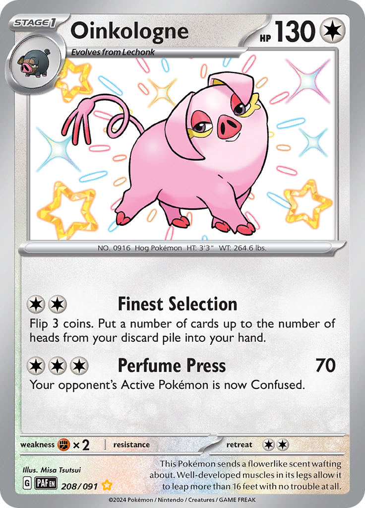 Oinkologne - 208/091 - Paldean Fates - Holo - Card Cavern