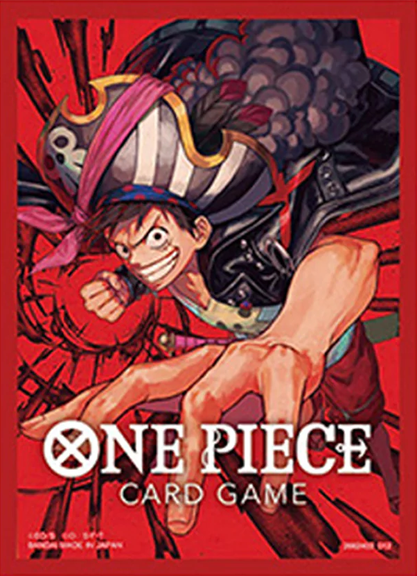 One Piece Card Game Official Card Sleeves: Monkey.D.Luffy 70 ct