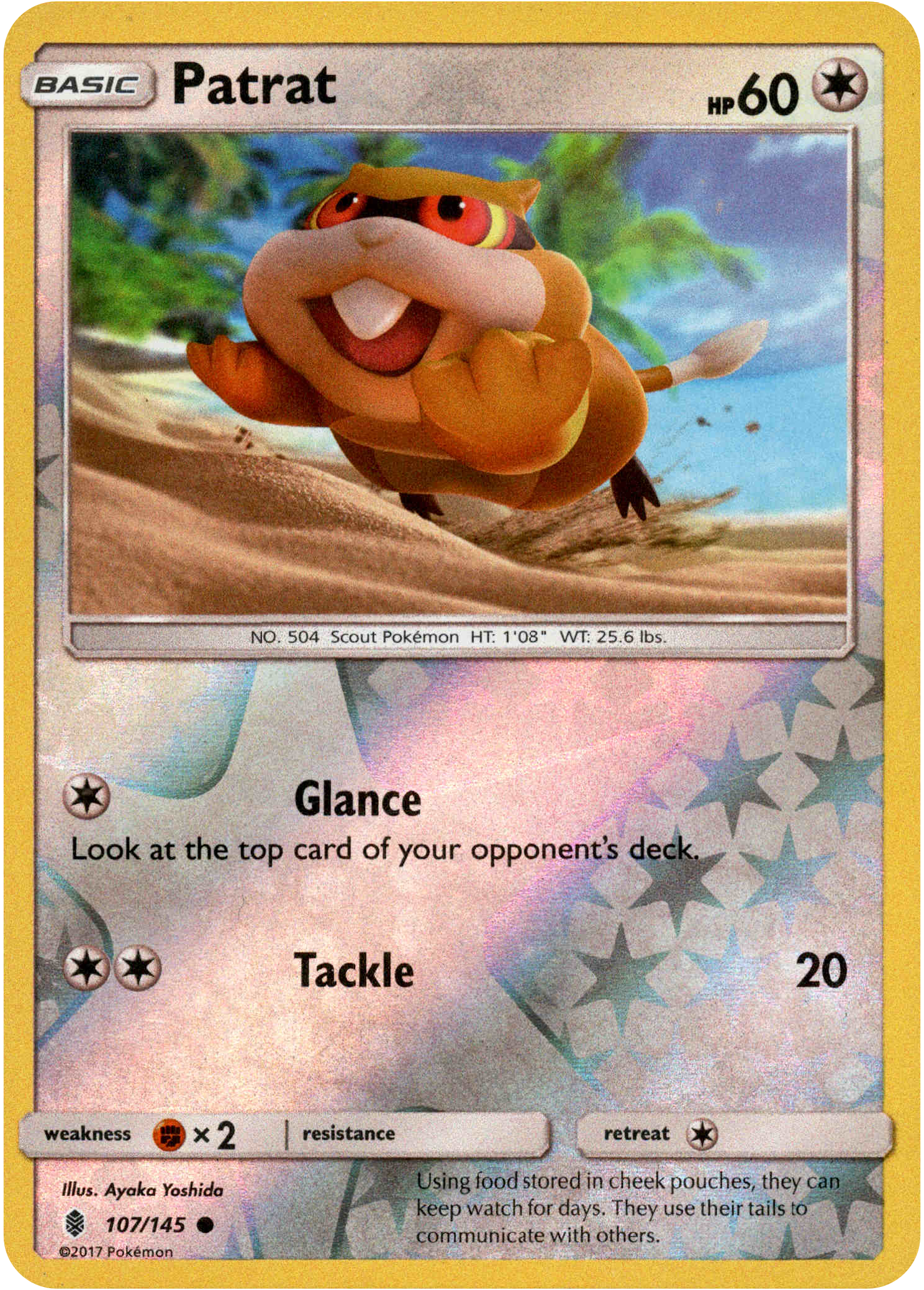 Patrat - 107/145 - Guardians Rising - Reverse Holo - Card Cavern