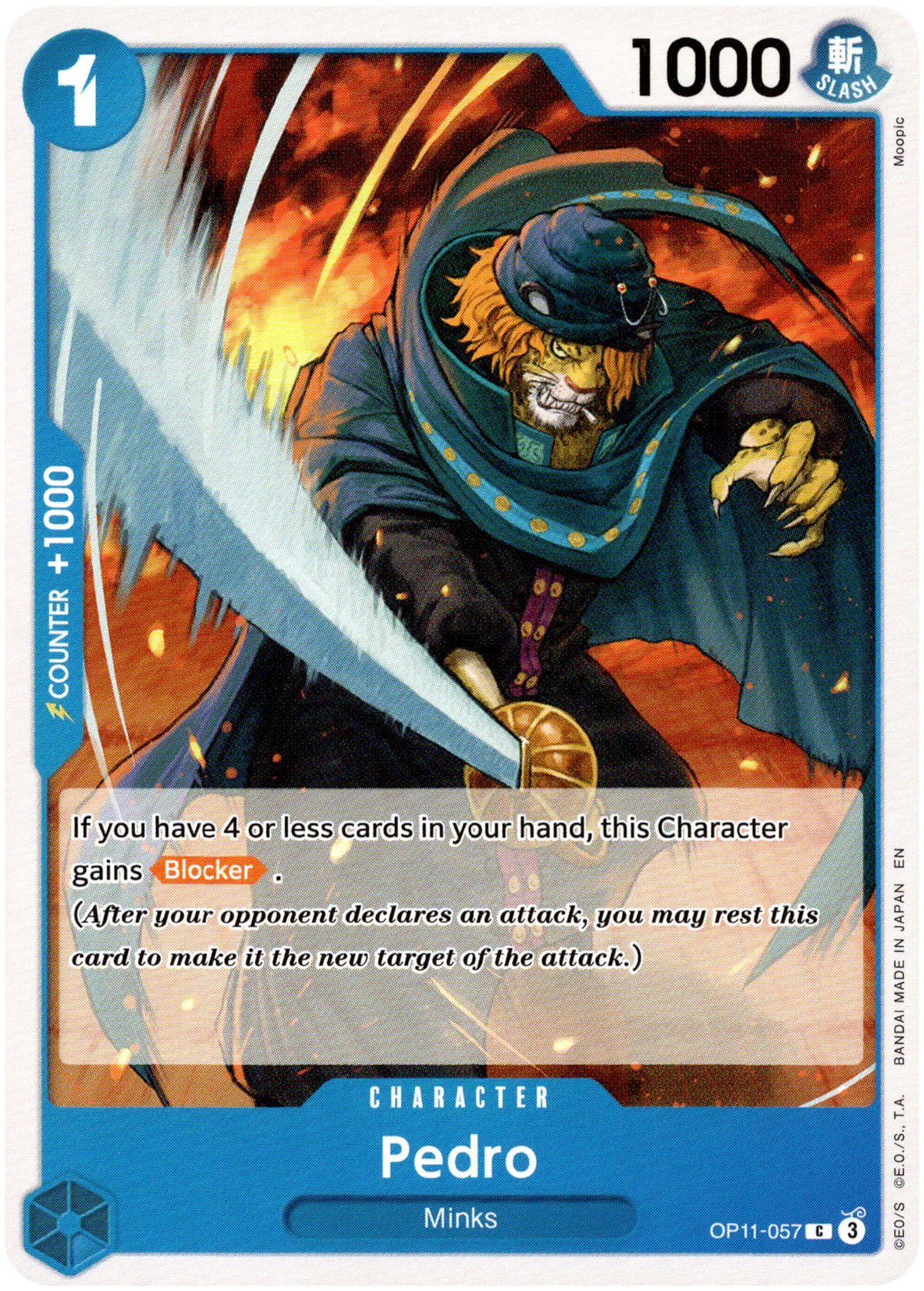 Pedro - OP11-057 C - A Fist of Divine Speed - Card Cavern
