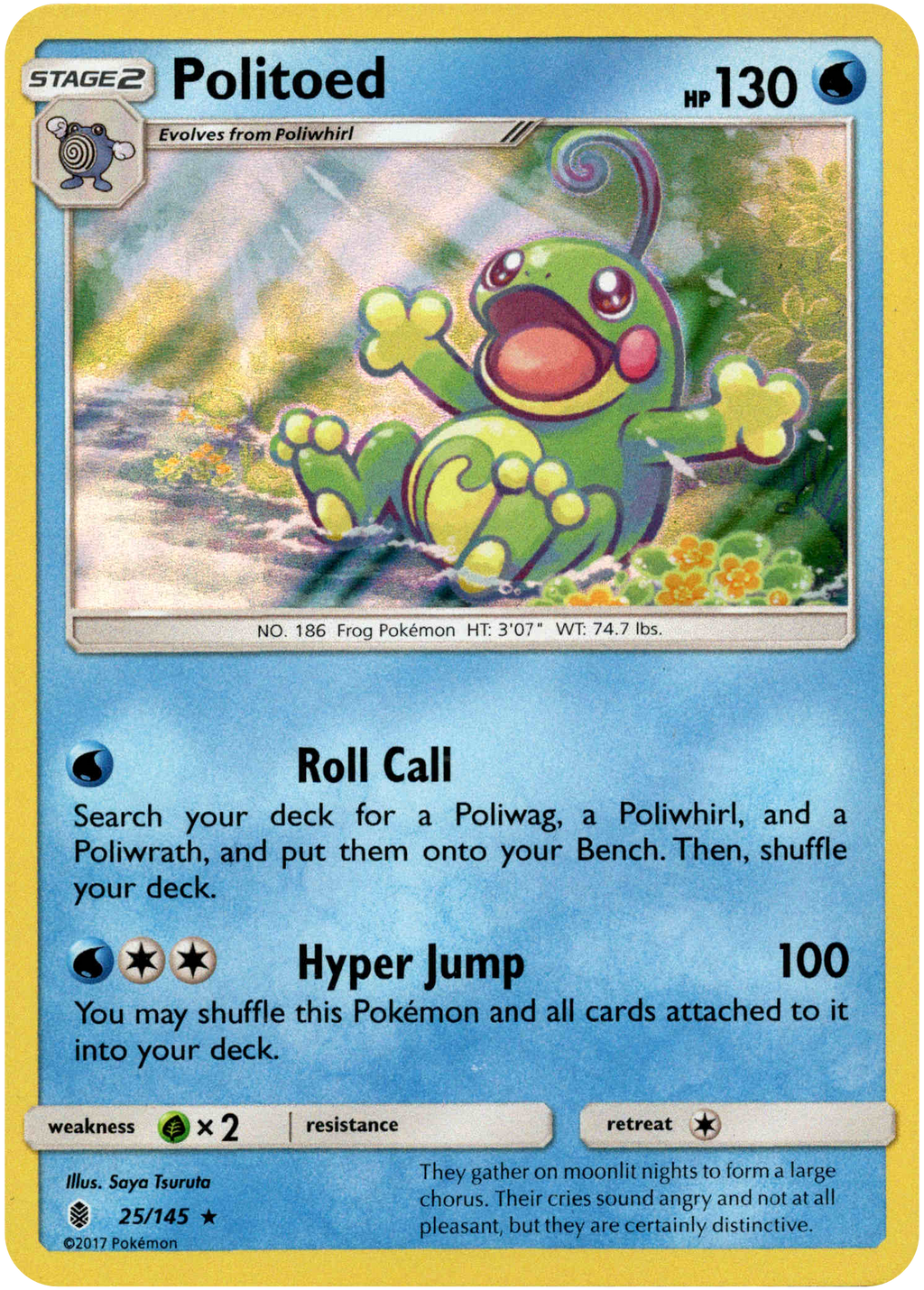 Politoed - 25/145 - Guardians Rising