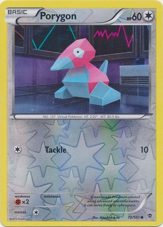 porygon pokemon card value Porygon - 72/101 - Plasma Blast
