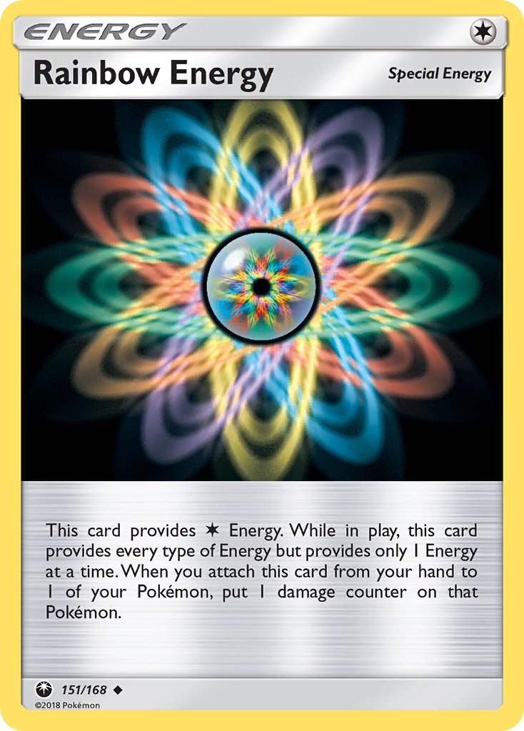 Rainbow Energy - 151/168 - Celestial Storm - Card Cavern