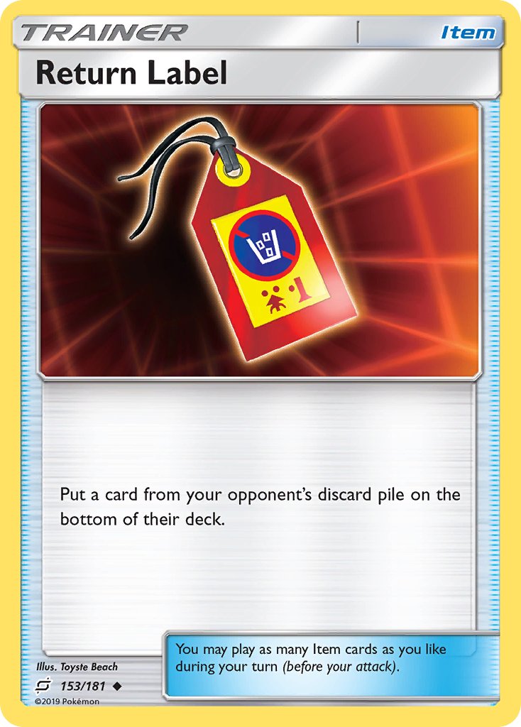 Return Label - 153/181 - Team Up - Card Cavern