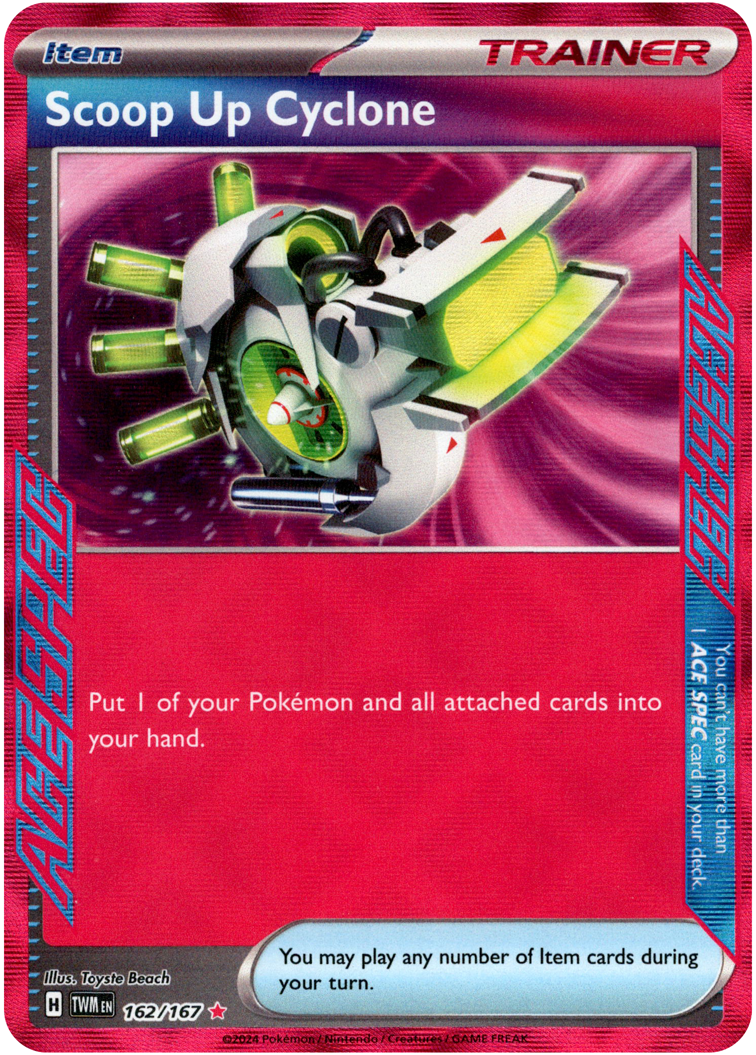 Scoop Up Cyclone - 162/167 - Twilight Masquerade - Holo - Card Cavern