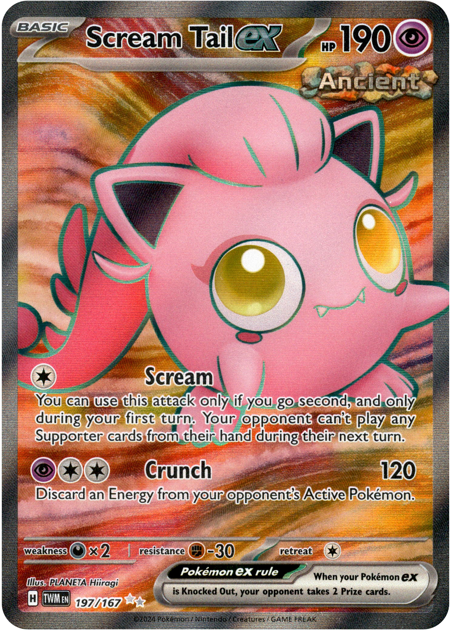 Scream Tail ex - 197/167 - Twilight Masquerade - Holo - Card Cavern